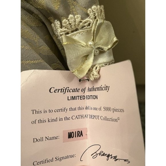 Cathay Depot Collection Moira Porcelain Doll Limited Edition - Picture 4 of 7